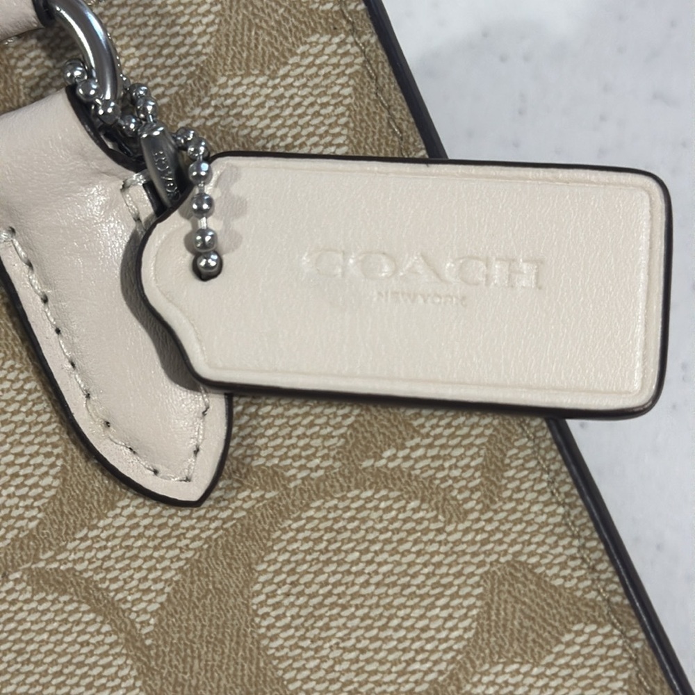 Coach Mini Tote or Crossbody Signature Canvas Like New - Picture 10 of 11